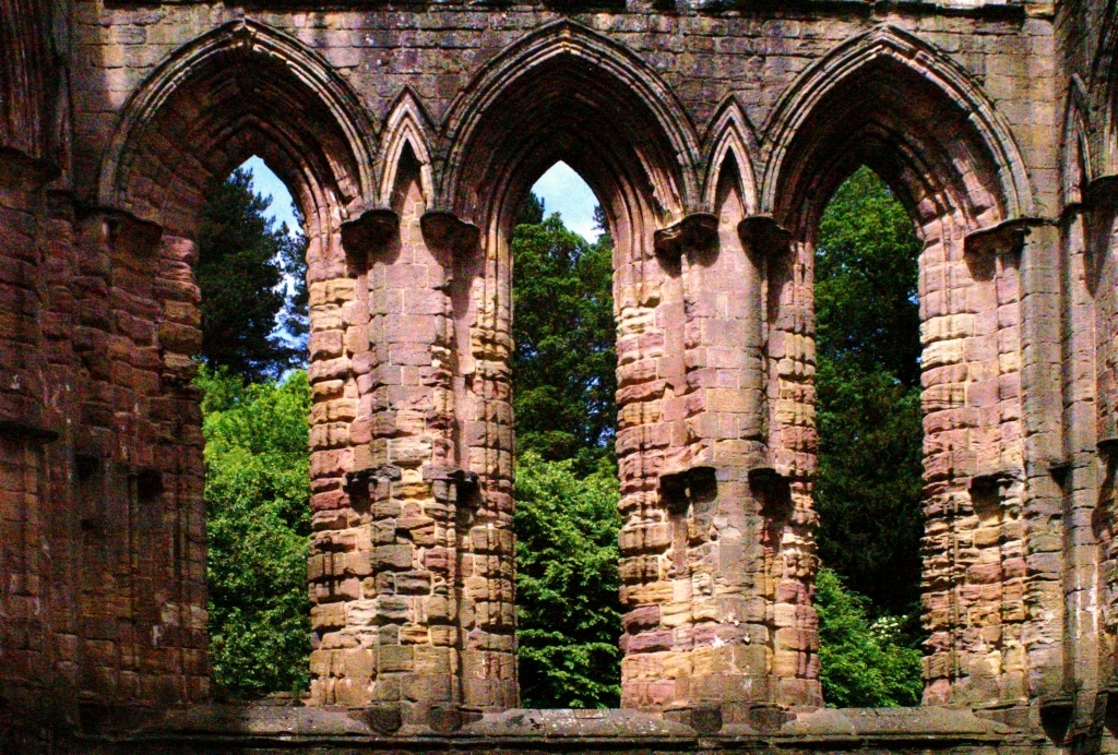 Wall Ruins  Fountains Abbey